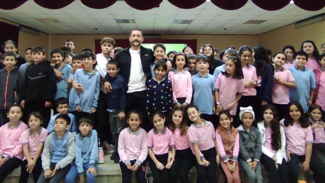 İlimizin Başarılı Olmuş Sporcularının Öğrencilerle Buluşması