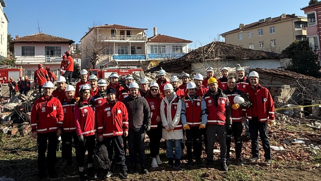 Amasya MEB AKUB Ekibi Bölgesel Tatbikata Katıldı